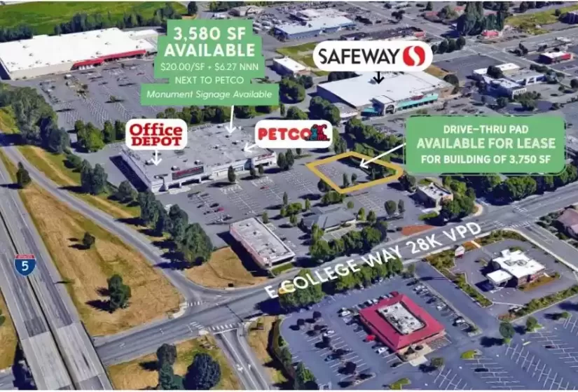 201 College Way, Mount Vernon, Washington 98273, ,Retail,For Lease,College Way,660759